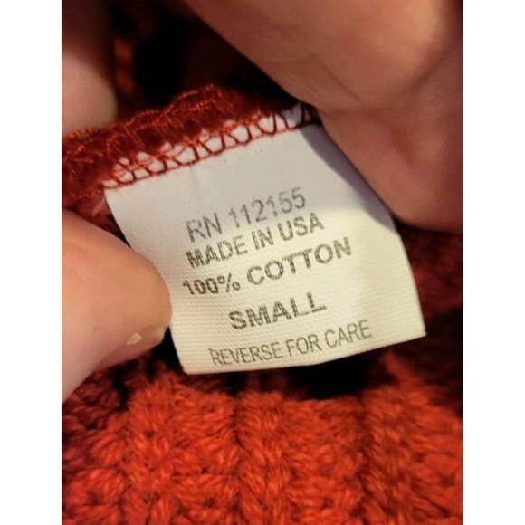 Mid Length Chunky Knit Lagenlook Cottage Boho Button Up Sweater Vest S - Picture 5 of 7